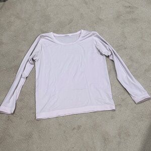 Lululemon Athletica Soft Lavender Long Sleeve Top
